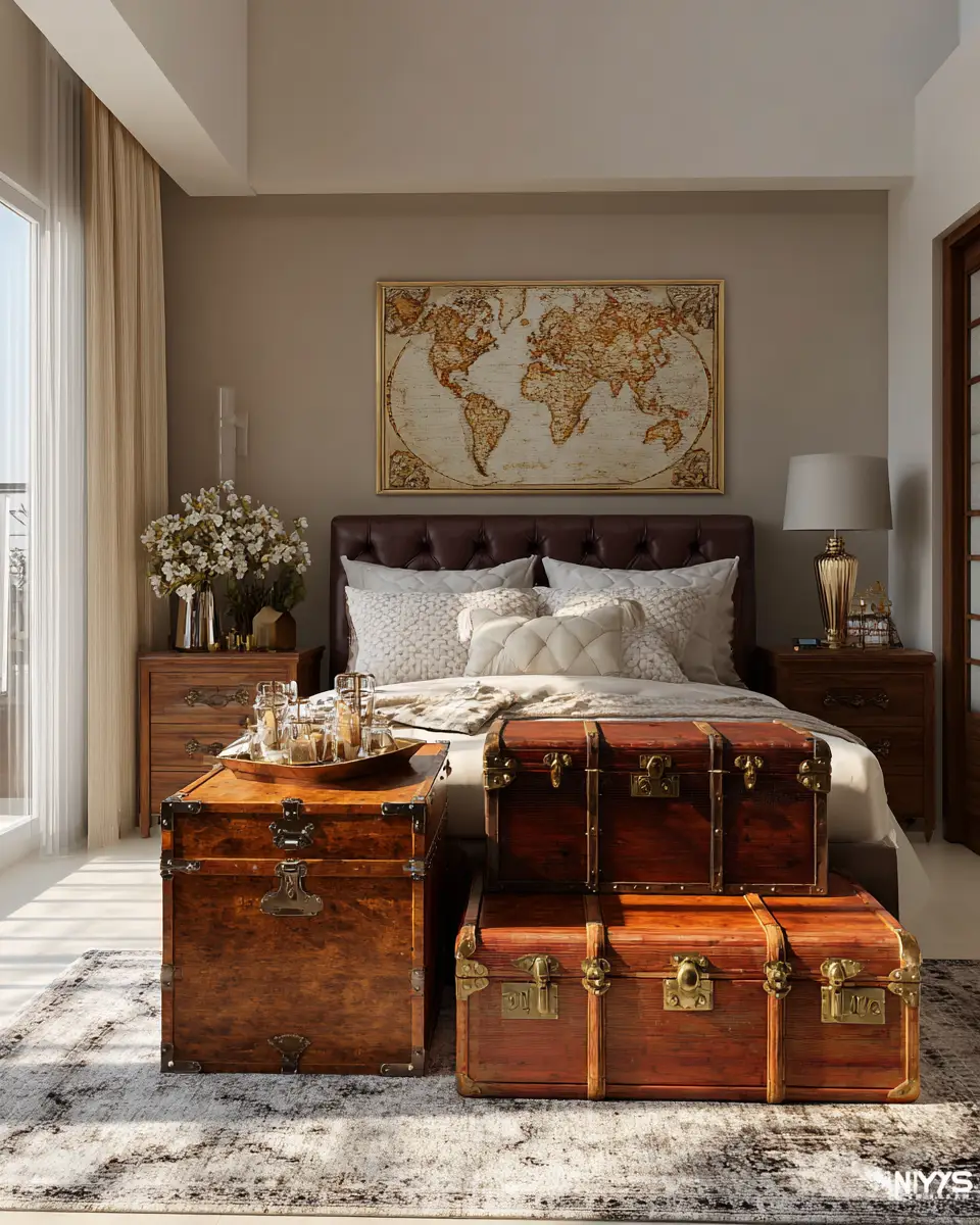 Natural Wood Classic Bedroom Decor Ideas