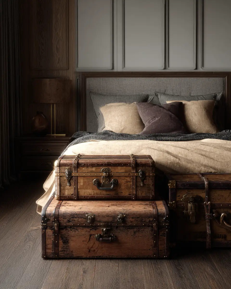 Natural Wood Classic Bedroom Decor Ideas