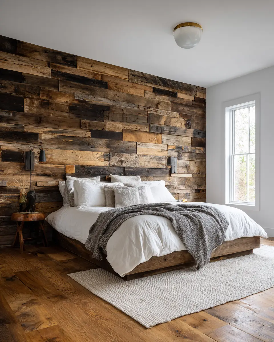 Natural Wood Classic Bedroom Decor Ideas