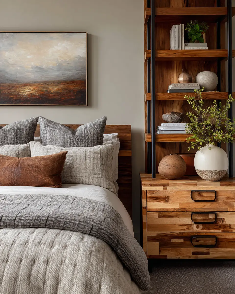 Natural Wood Classic Bedroom Decor Ideas