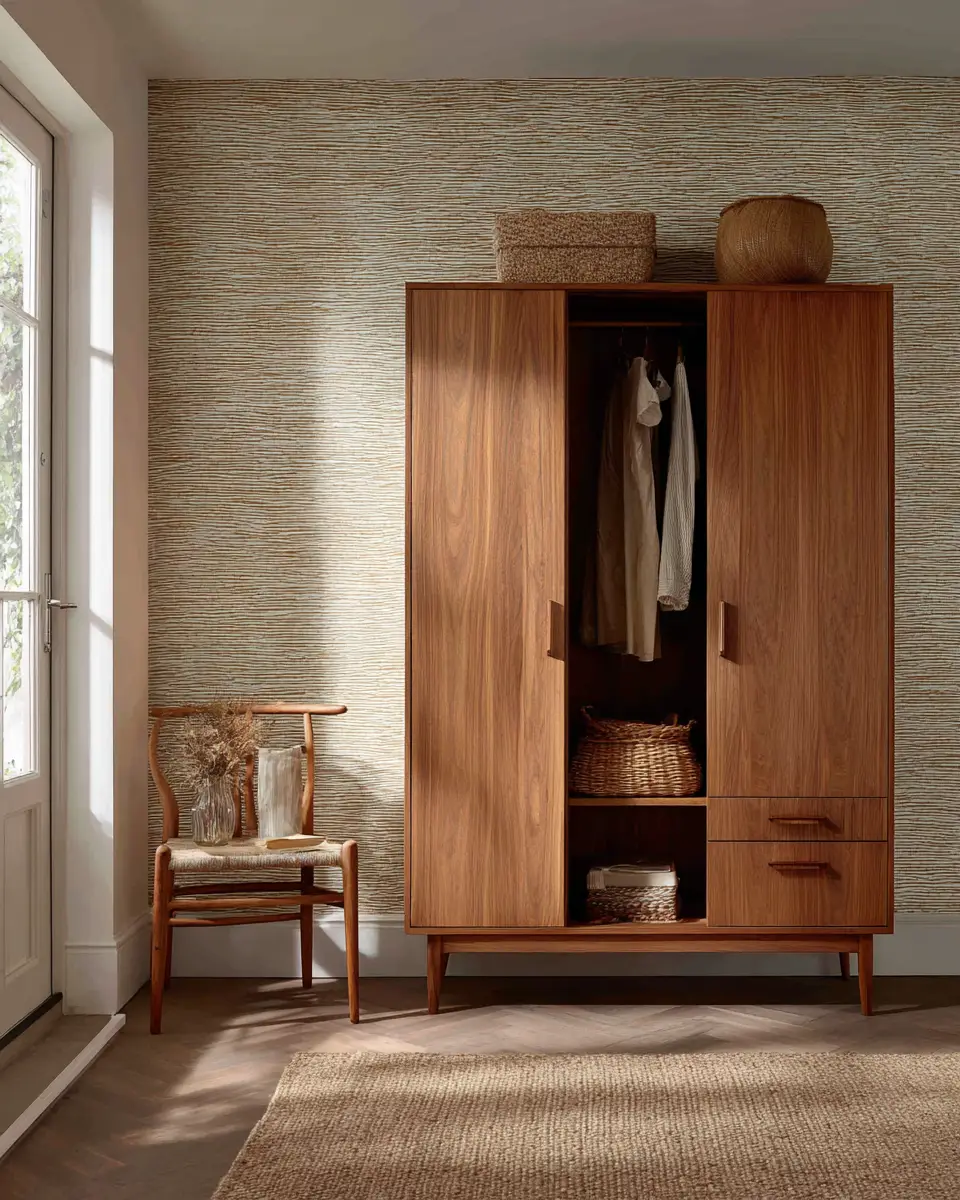 Natural Wood Classic Bedroom Decor Ideas