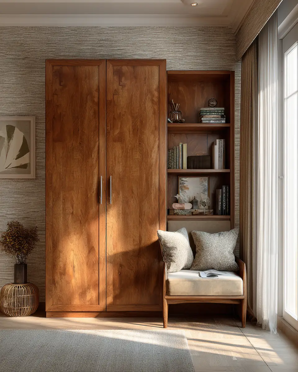 Natural Wood Classic Bedroom Decor Ideas