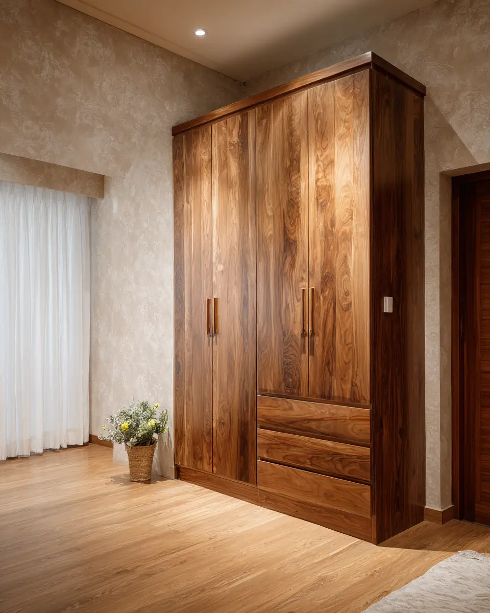 Natural Wood Classic Bedroom Decor Ideas