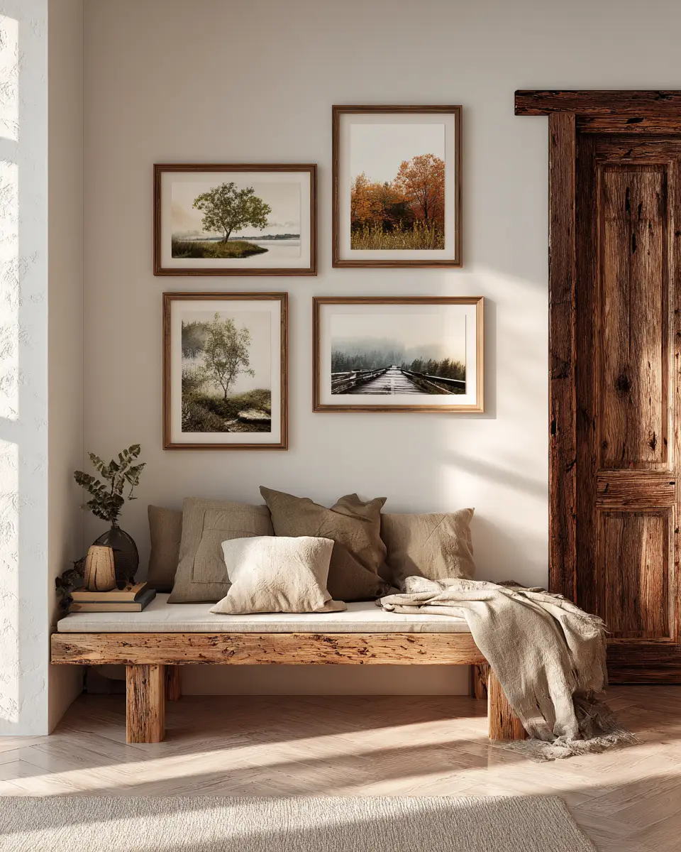 Natural Wood Classic Bedroom Decor Ideas