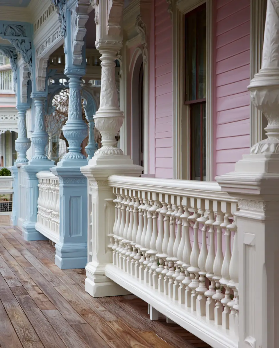 Natural Wood Classic Porch Decor Ideas