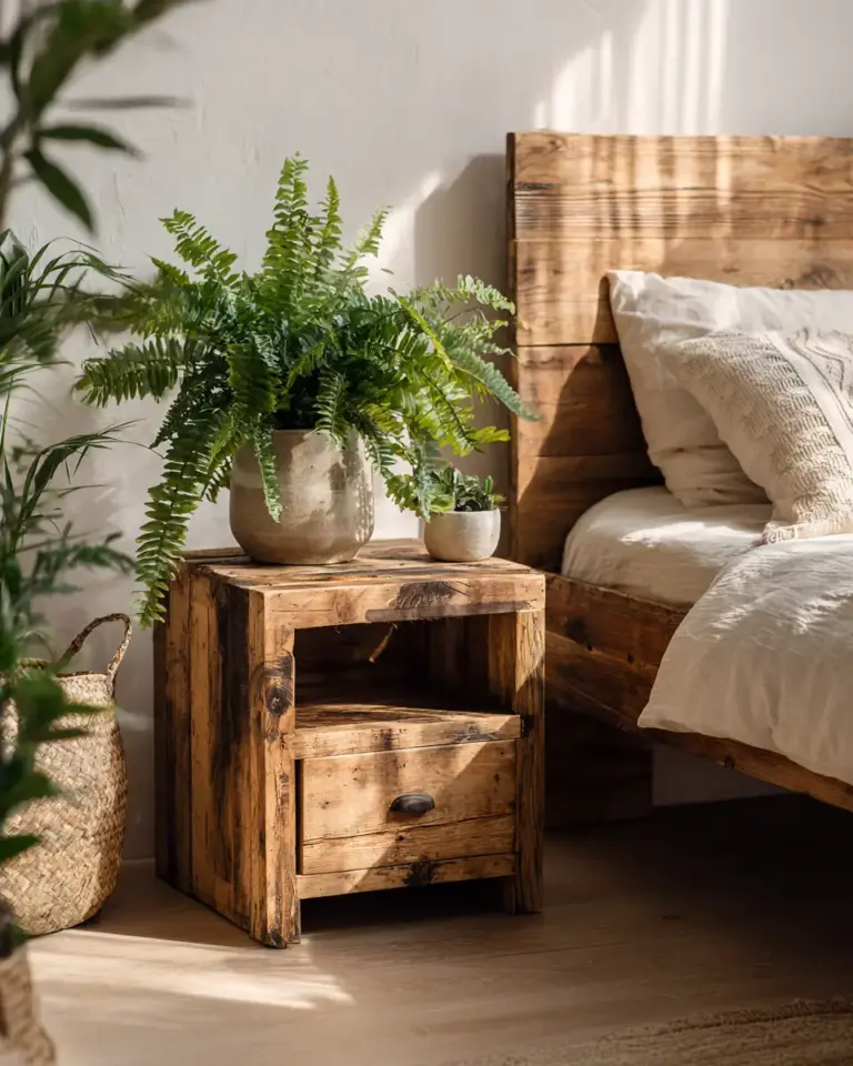 Natural Wood Coastal Bedroom Decor Ideas - Featured