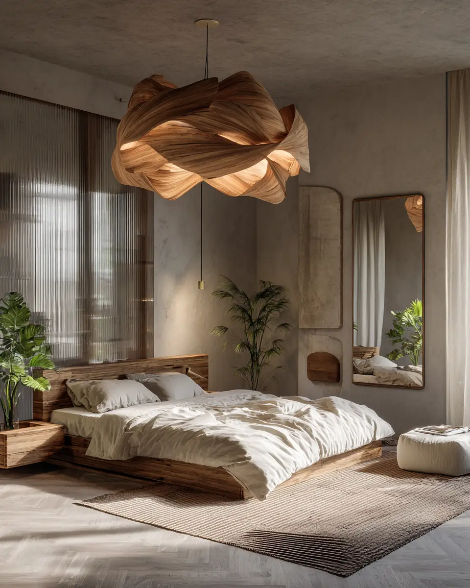 Natural Wood Coastal Bedroom Decor Ideas