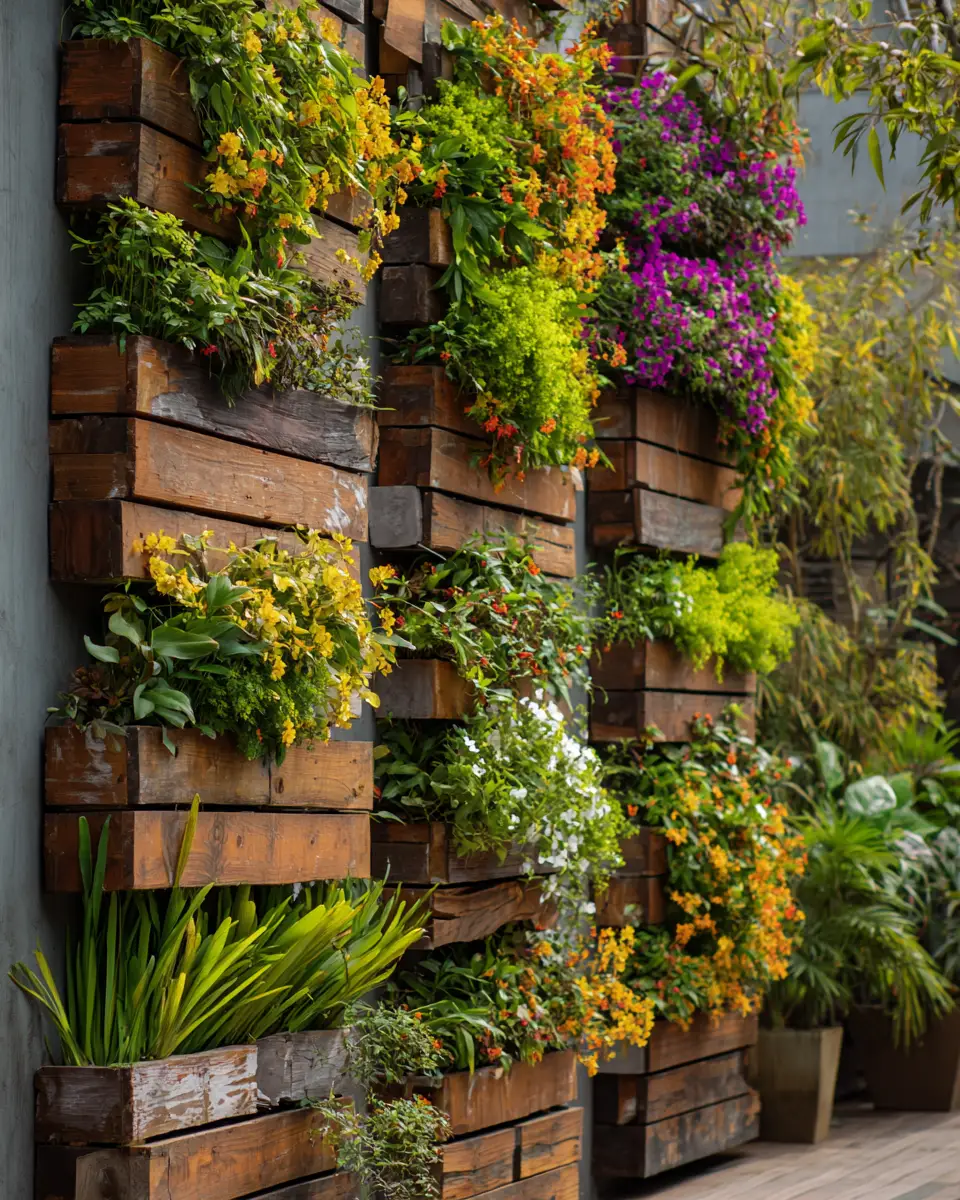 Natural Wood Contemporary Patio Decor Ideas