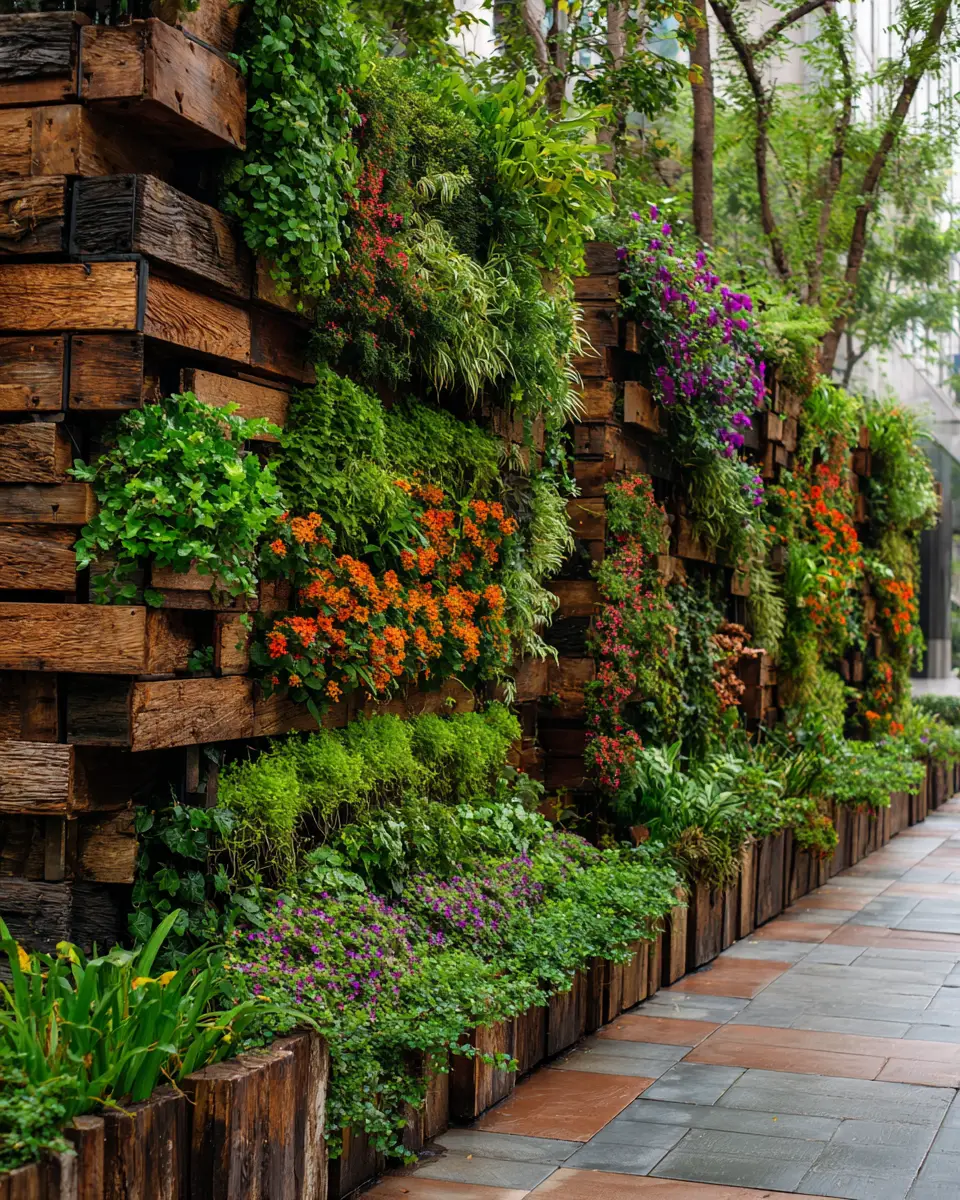 Natural Wood Contemporary Patio Decor Ideas