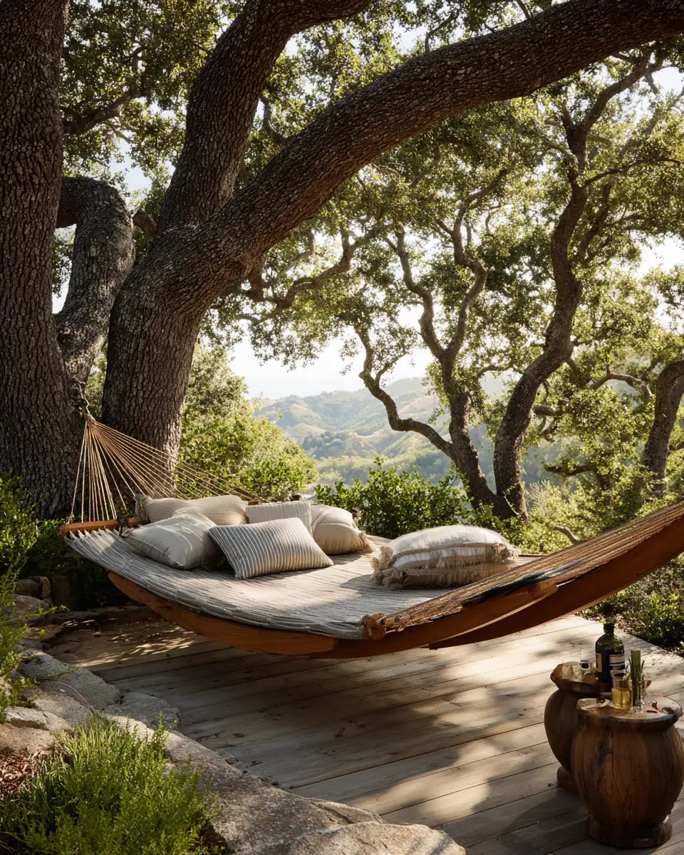 Natural Wood Contemporary Patio Decor Ideas