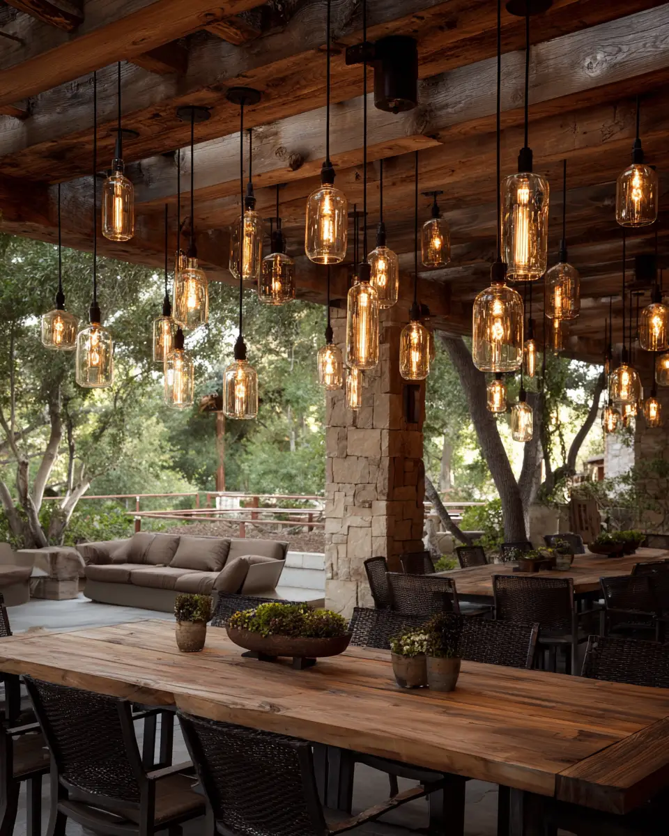 Natural Wood Contemporary Patio Decor Ideas