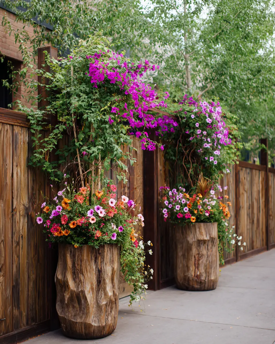 Natural Wood Eclectic Patio Decor Ideas