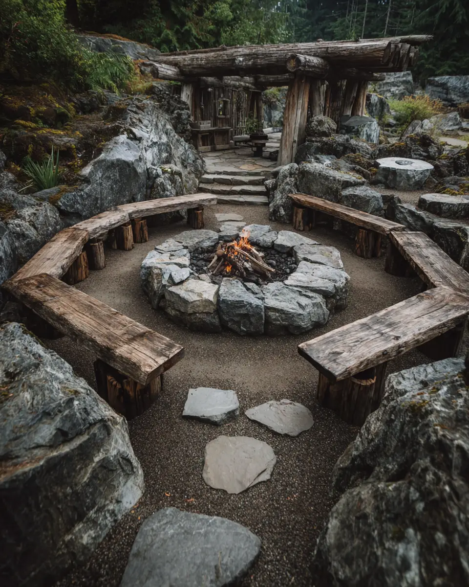 Natural Wood Eclectic Patio Decor Ideas