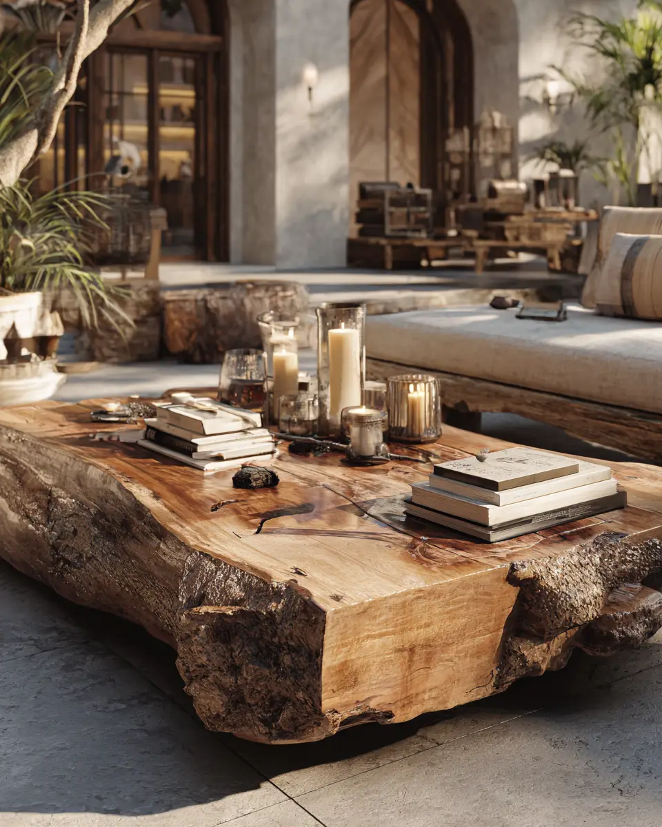 Natural Wood Eclectic Patio Decor Ideas