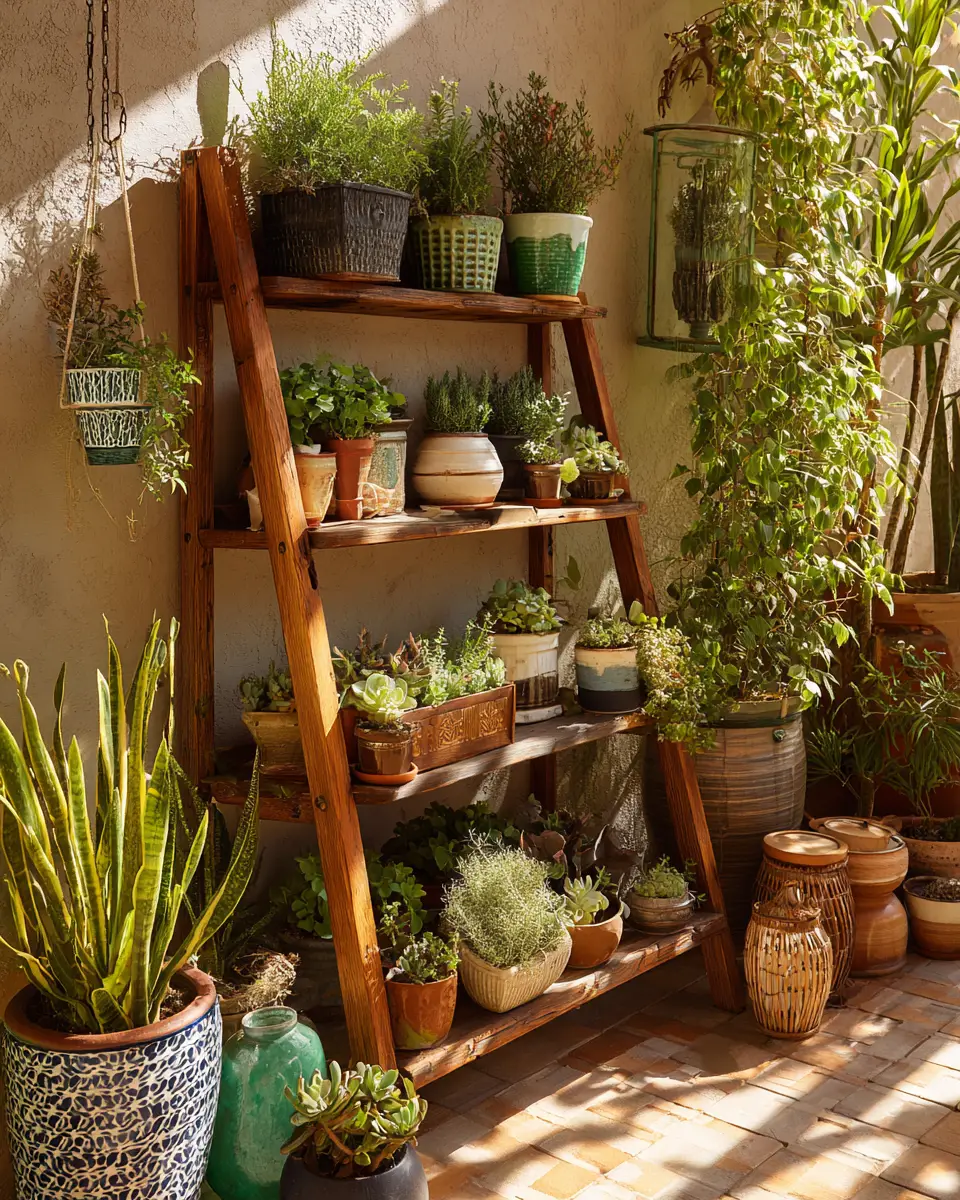 Natural Wood Eclectic Patio Decor Ideas