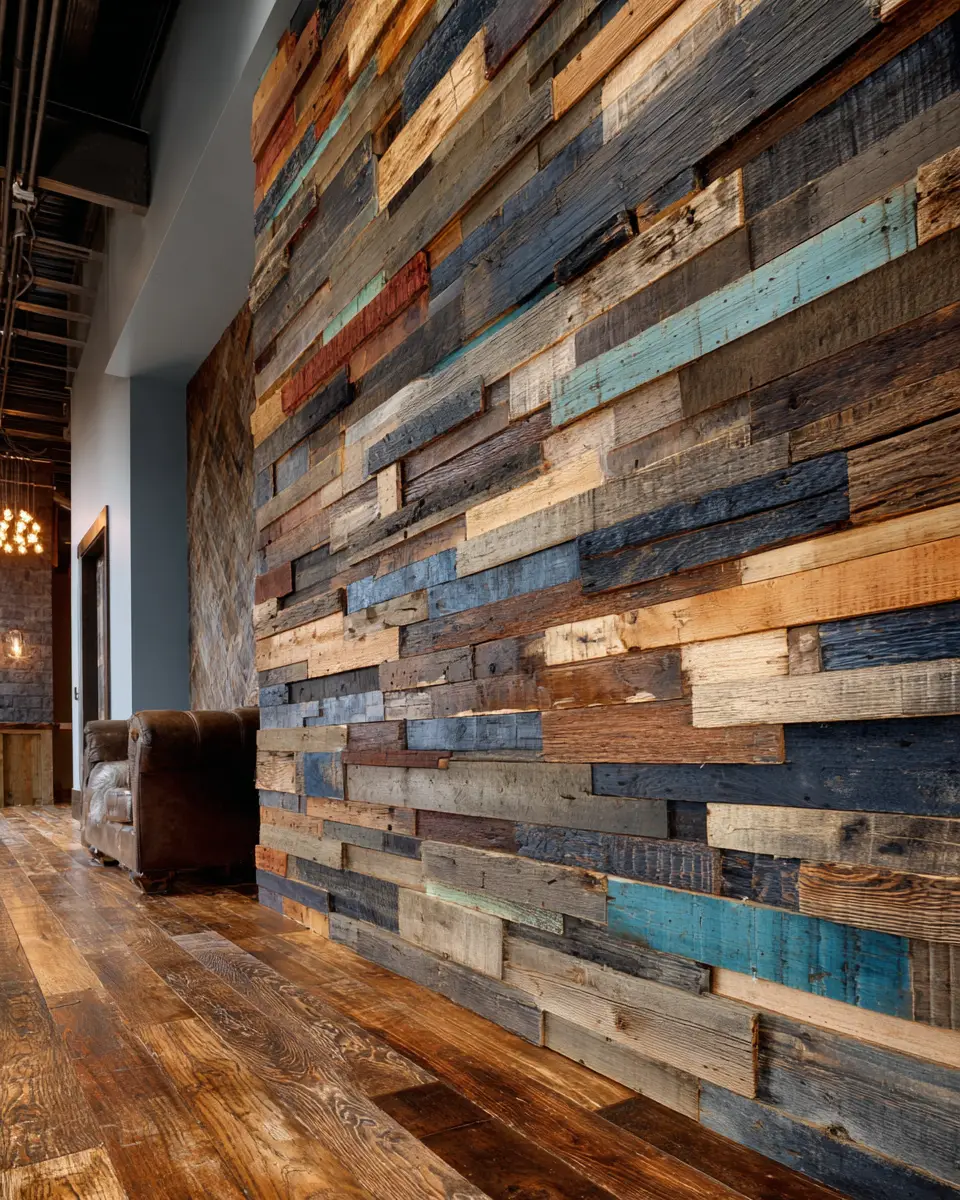 Natural Wood Industrial Patio Decor Ideas