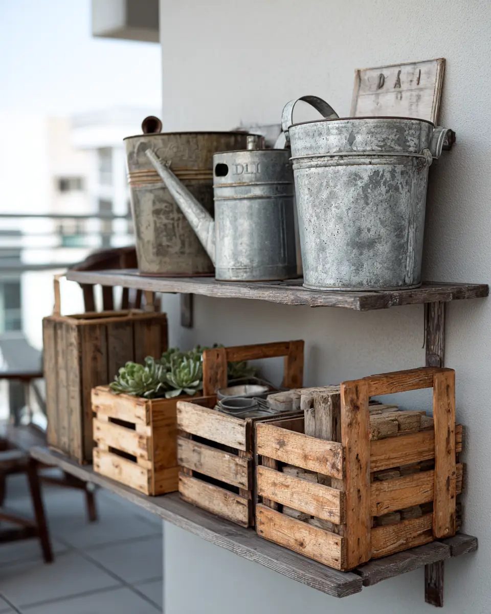 Natural Wood Industrial Patio Decor Ideas