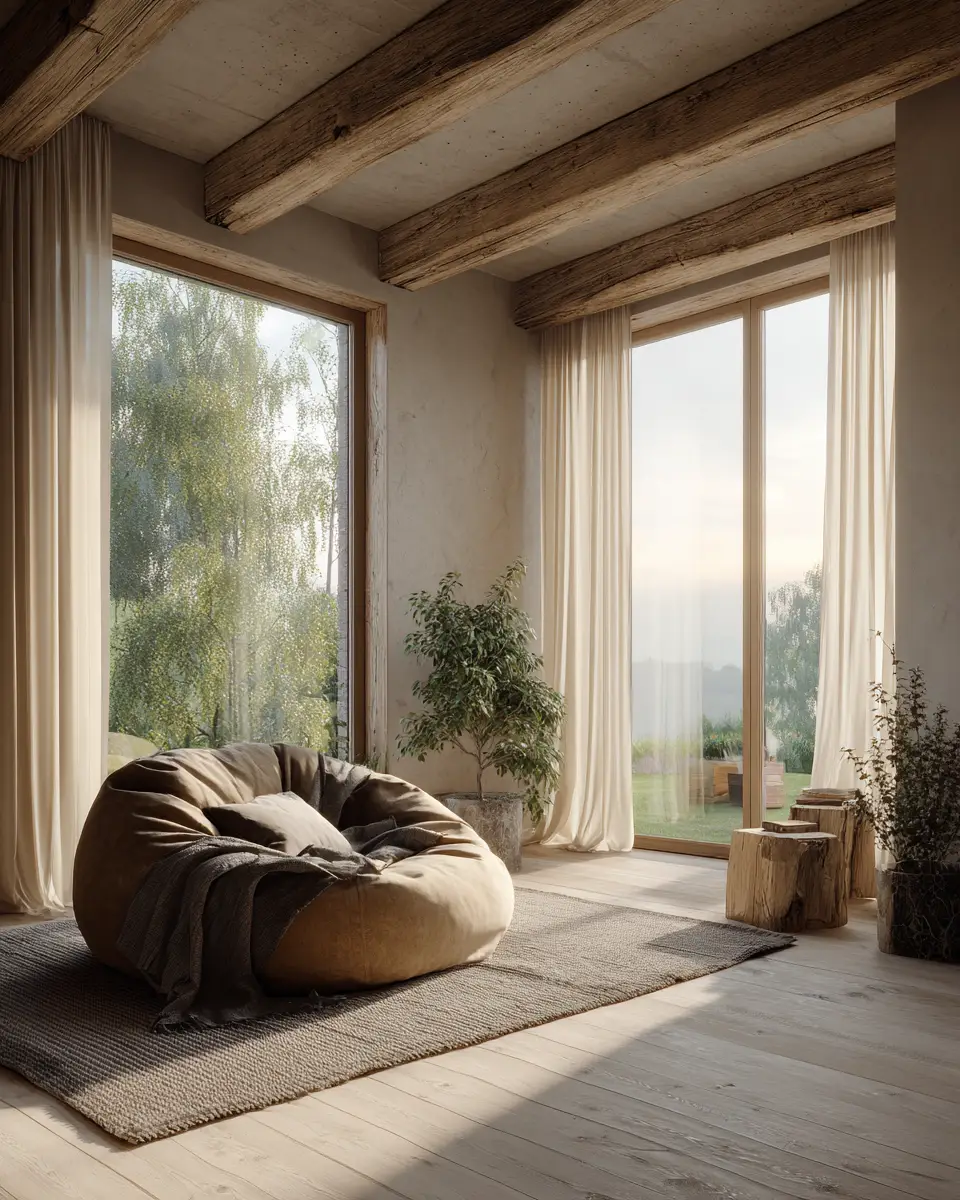 Natural Wood Japandi Bedroom Decor Ideas