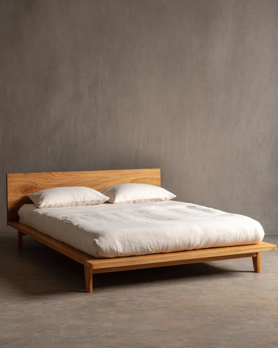 Natural Wood Japandi Bedroom Decor Ideas