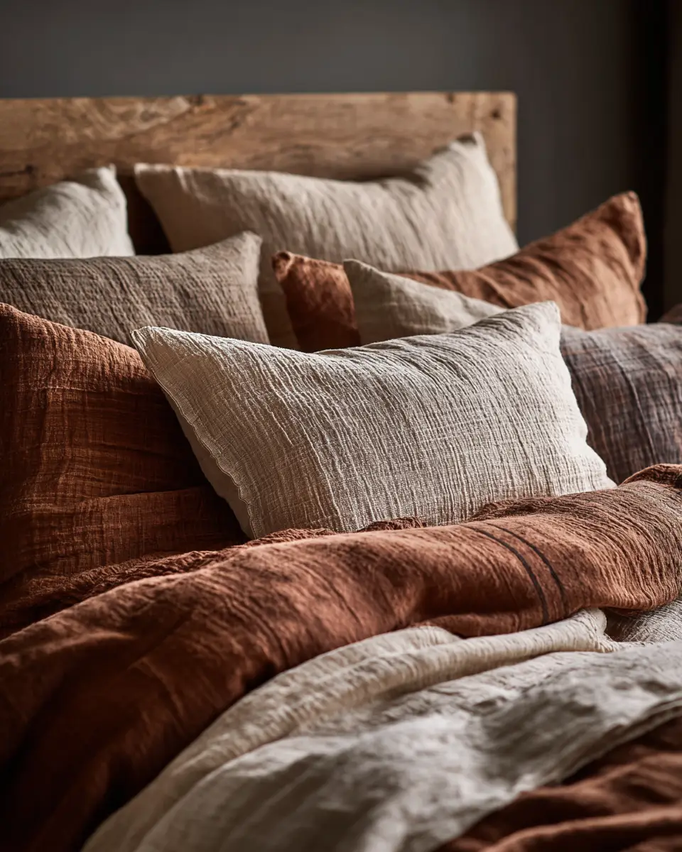 Natural Wood Japandi Bedroom Decor Ideas