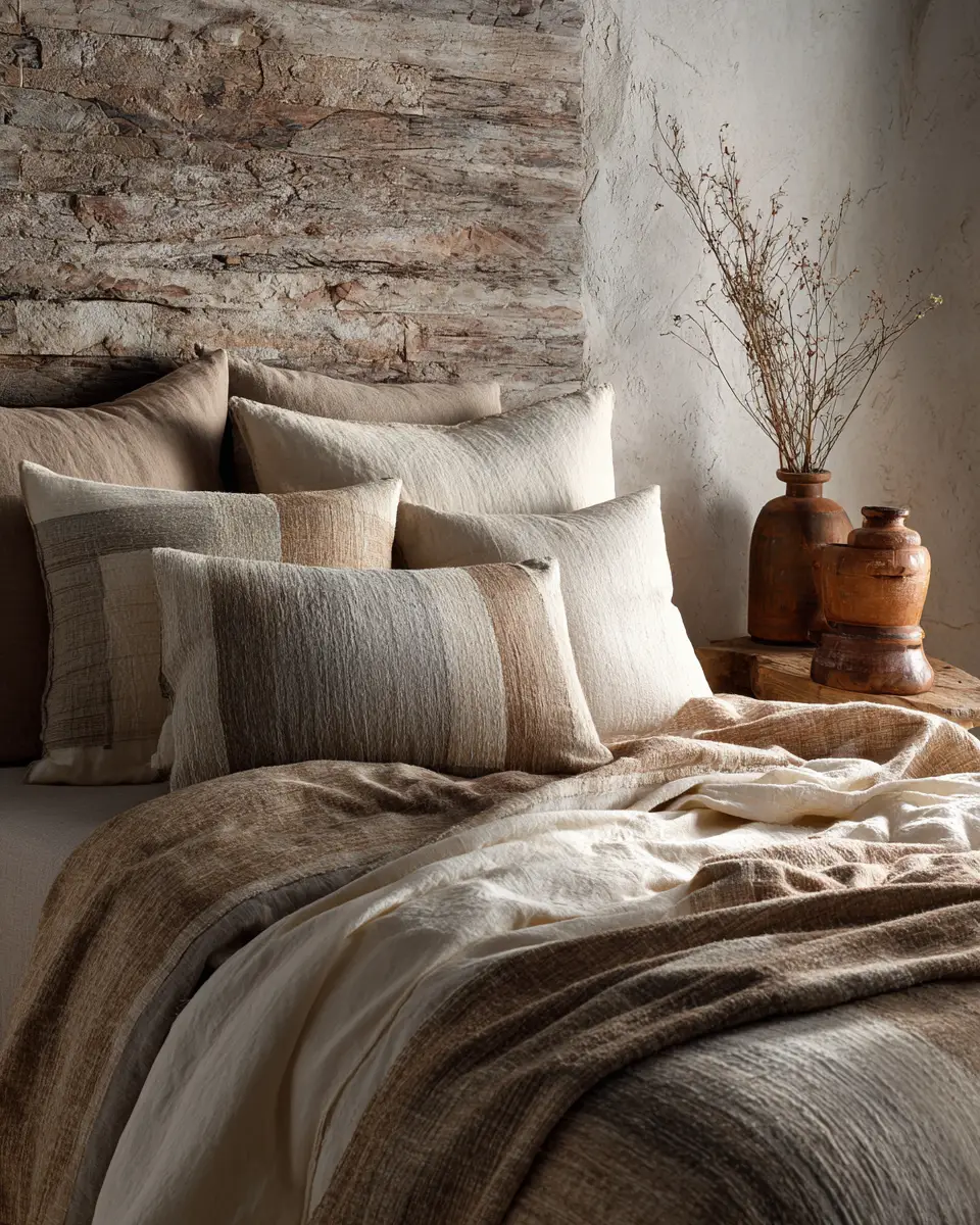 Natural Wood Japandi Bedroom Decor Ideas