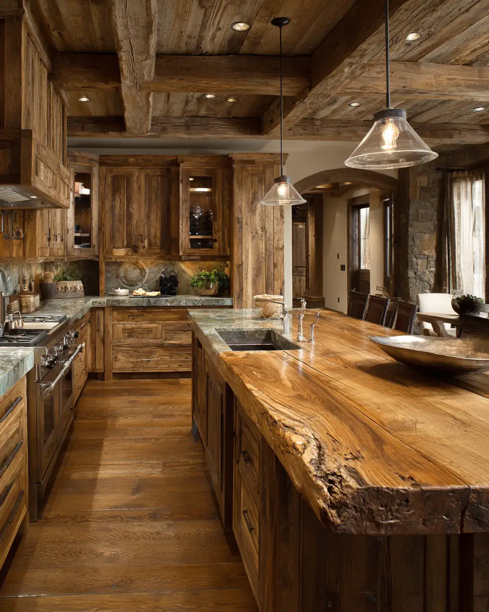 Natural Wood Kitchen Decor Ideas