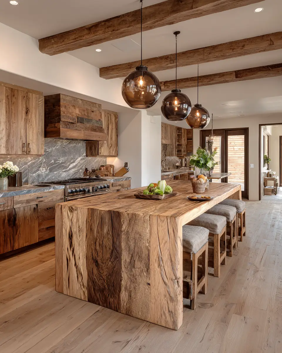 Natural Wood Kitchen Decor Ideas