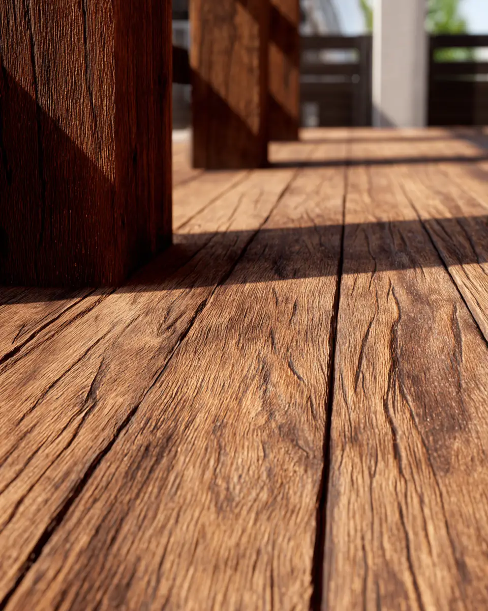 Natural Wood Minimalist Porch Decor Ideas