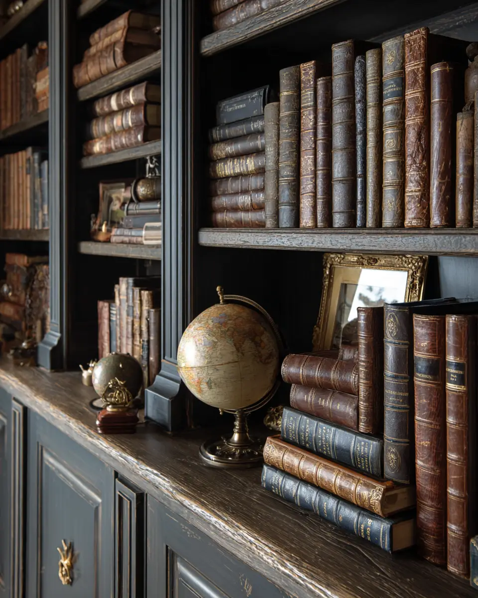 Natural Wood Traditional Home Office Decor Ideas