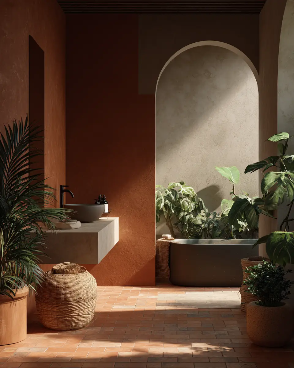 Nature-Inspired Bathroom Decor Ideas