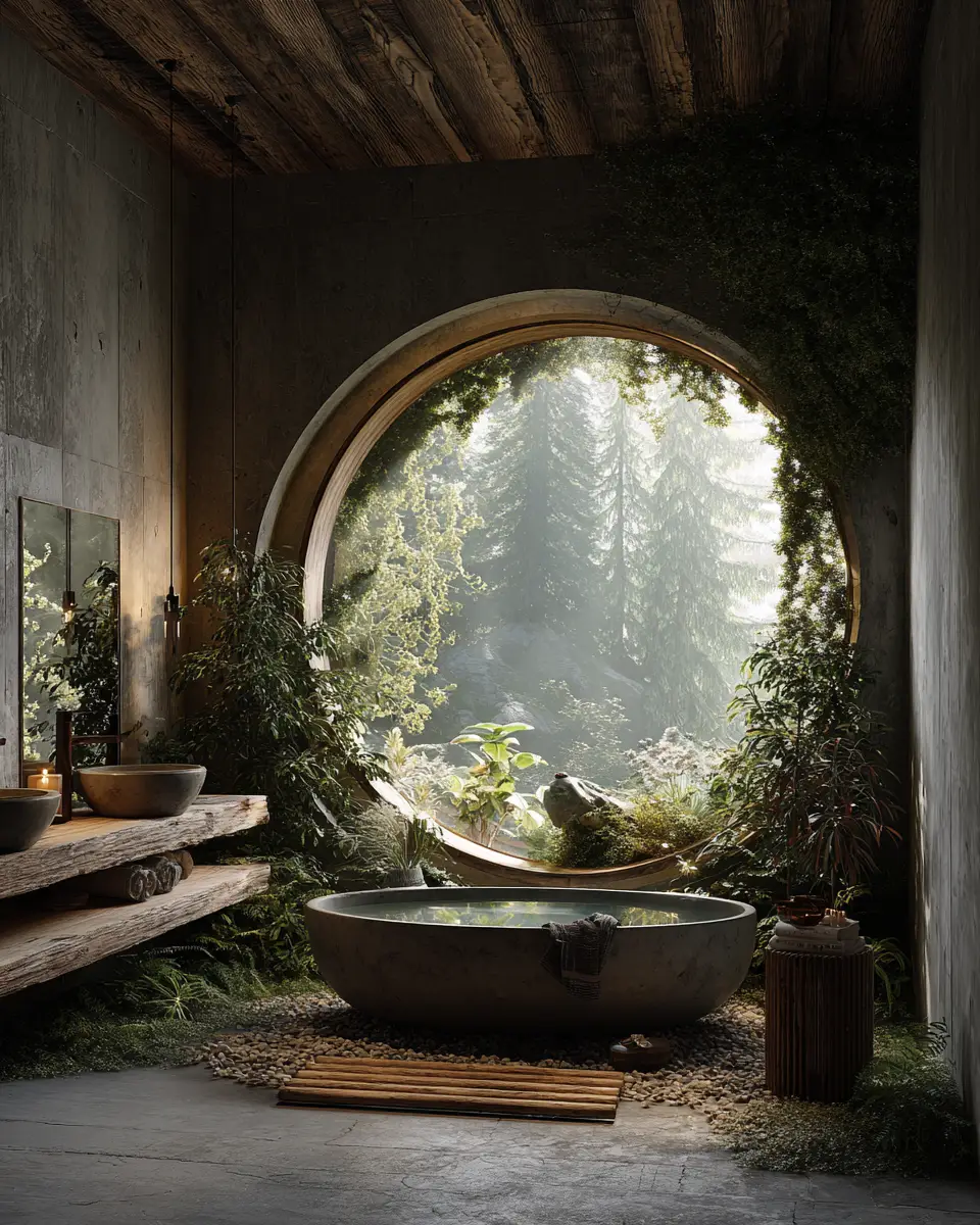Nature-Inspired Bathroom Decor Ideas