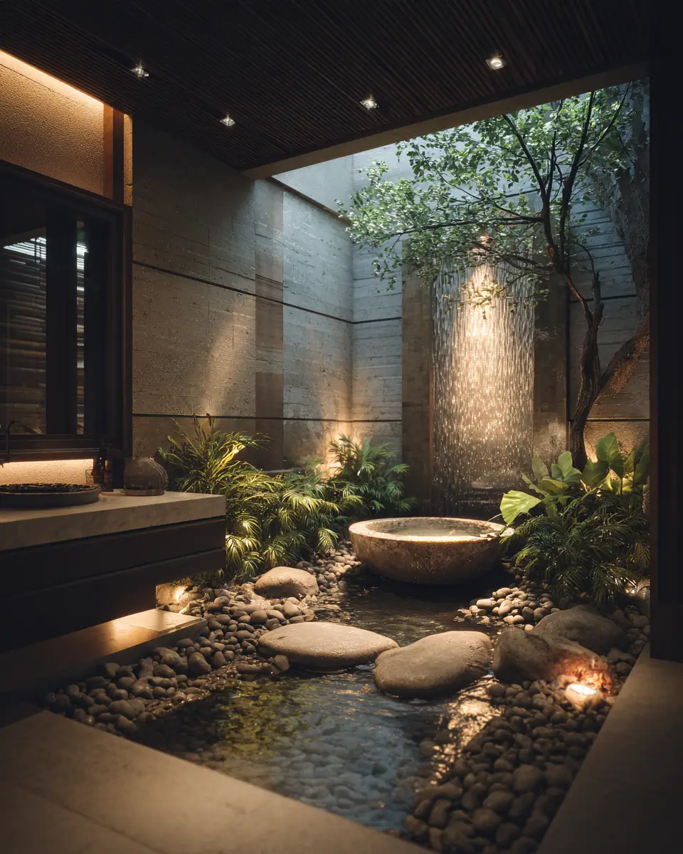 Nature-Inspired Bathroom Decor Ideas