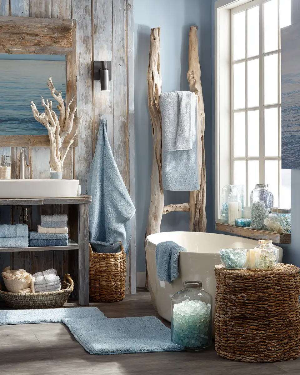 Nature-Inspired Bathroom Decor Ideas