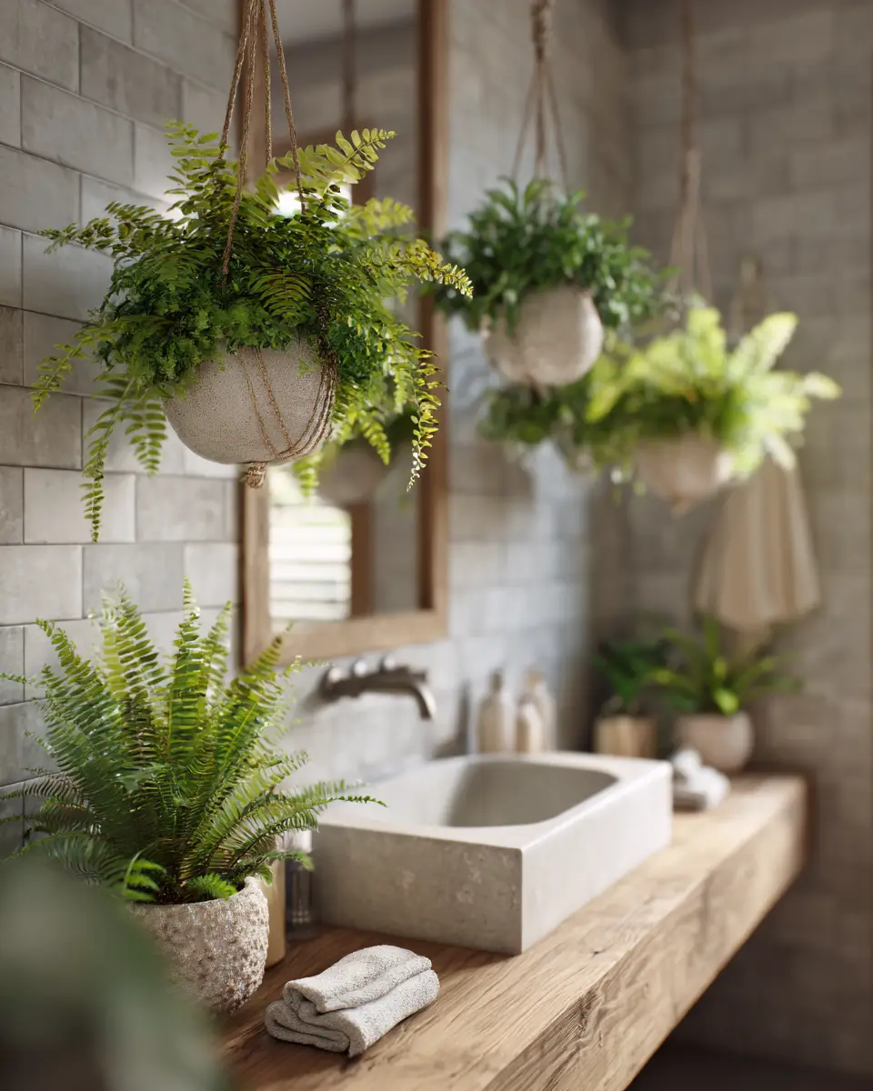 Nature-Inspired Bathroom Decor Ideas