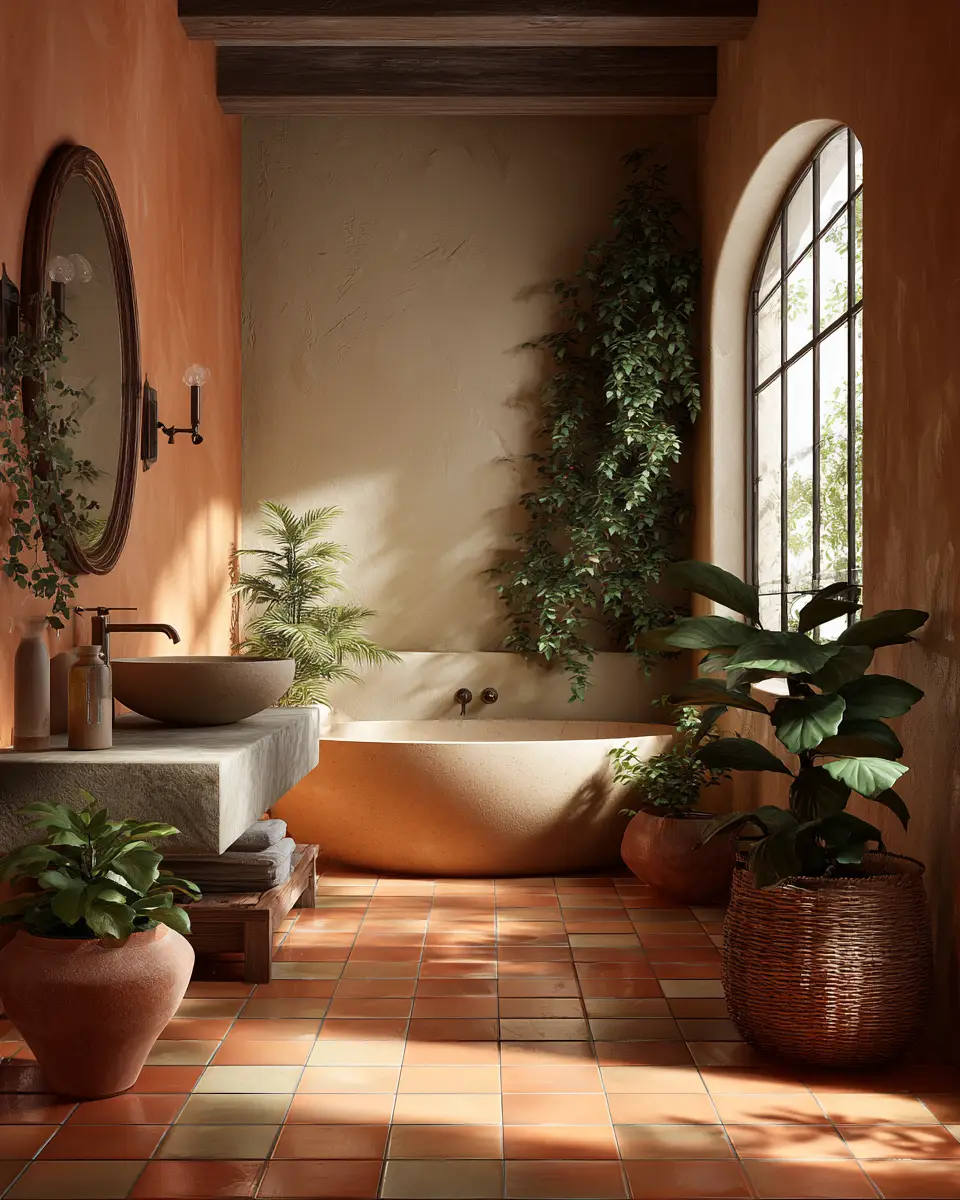 Nature-Inspired Bathroom Decor Ideas