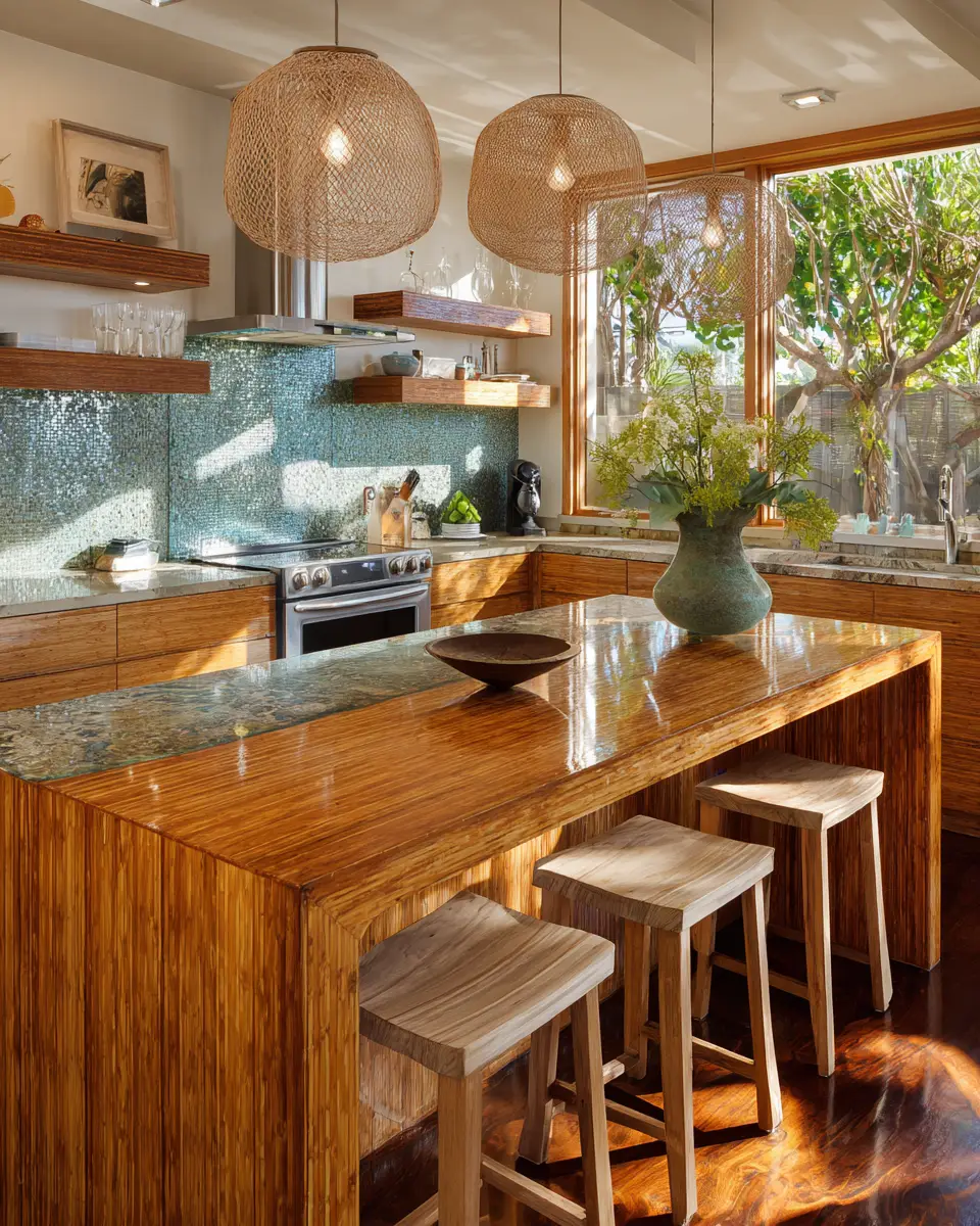 Nature-Inspired Kitchen Decor Ideas