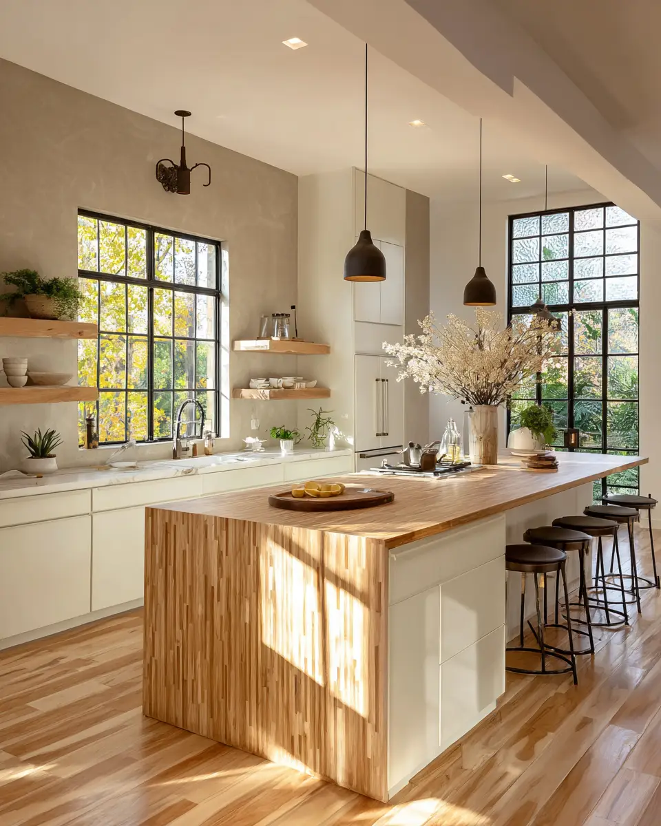 Nature-Inspired Kitchen Decor Ideas