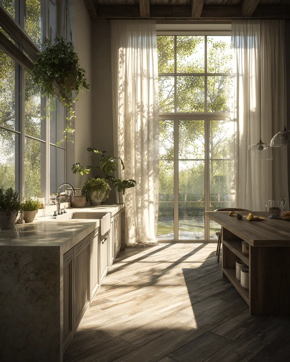 Nature-Inspired Kitchen Decor Ideas