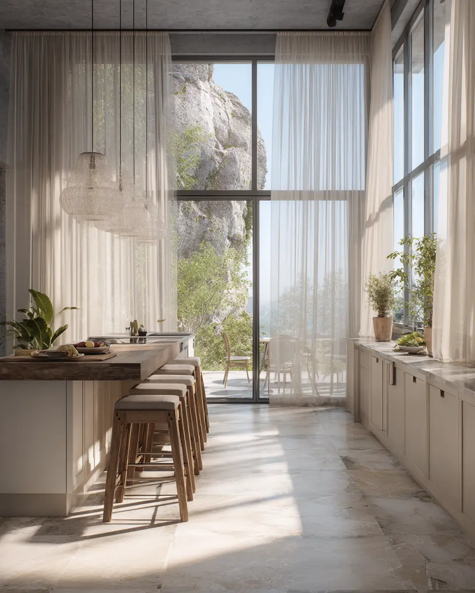 Nature-Inspired Kitchen Decor Ideas