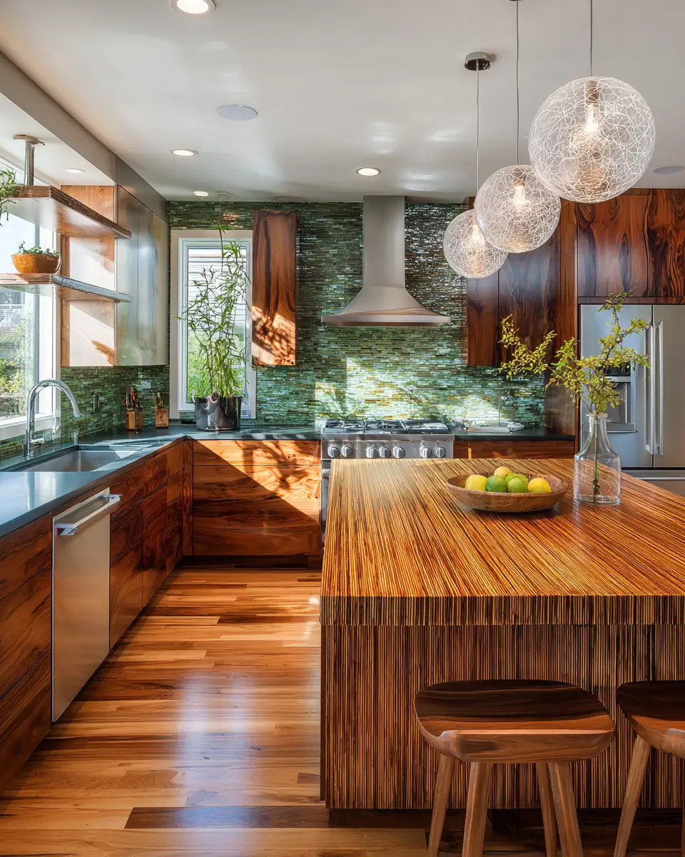Nature-Inspired Kitchen Decor Ideas