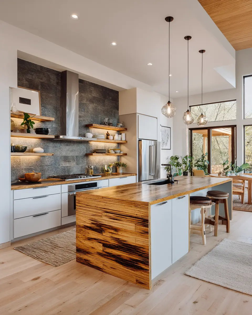 Nature-Inspired Kitchen Decor Ideas