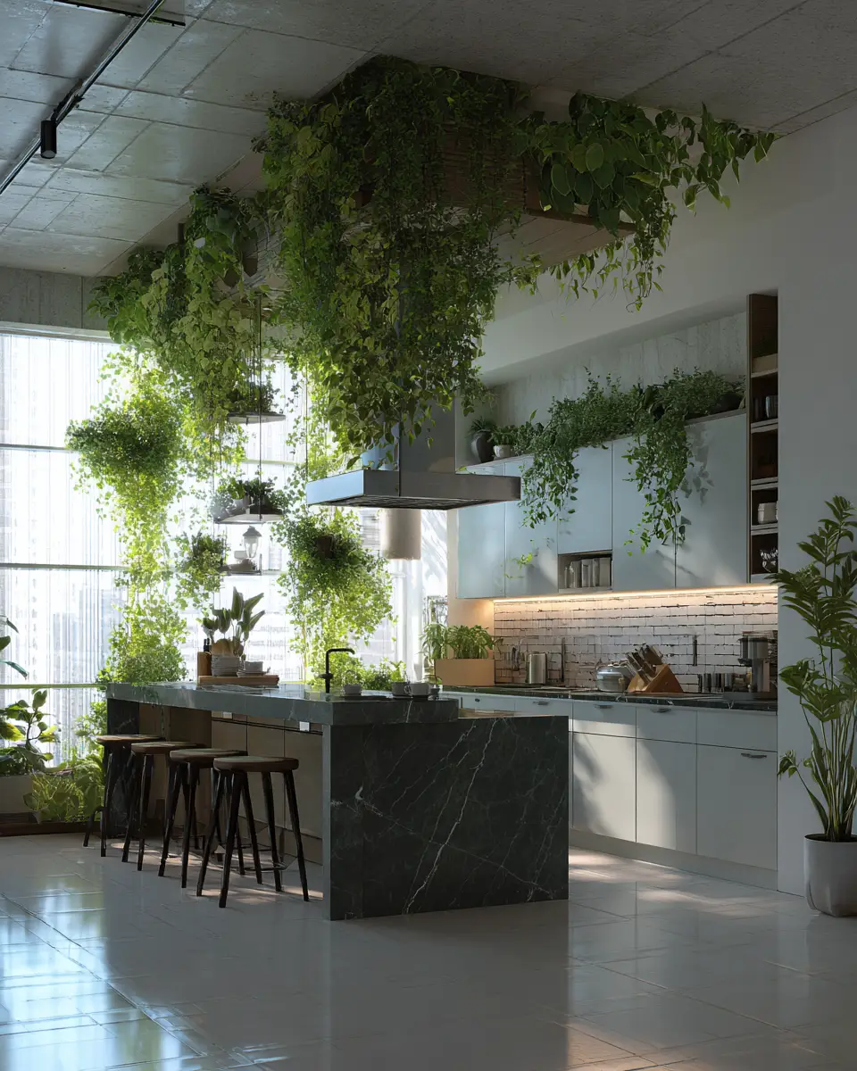 Nature-Inspired Kitchen Decor Ideas