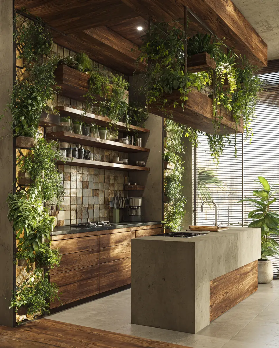 Nature-Inspired Kitchen Decor Ideas