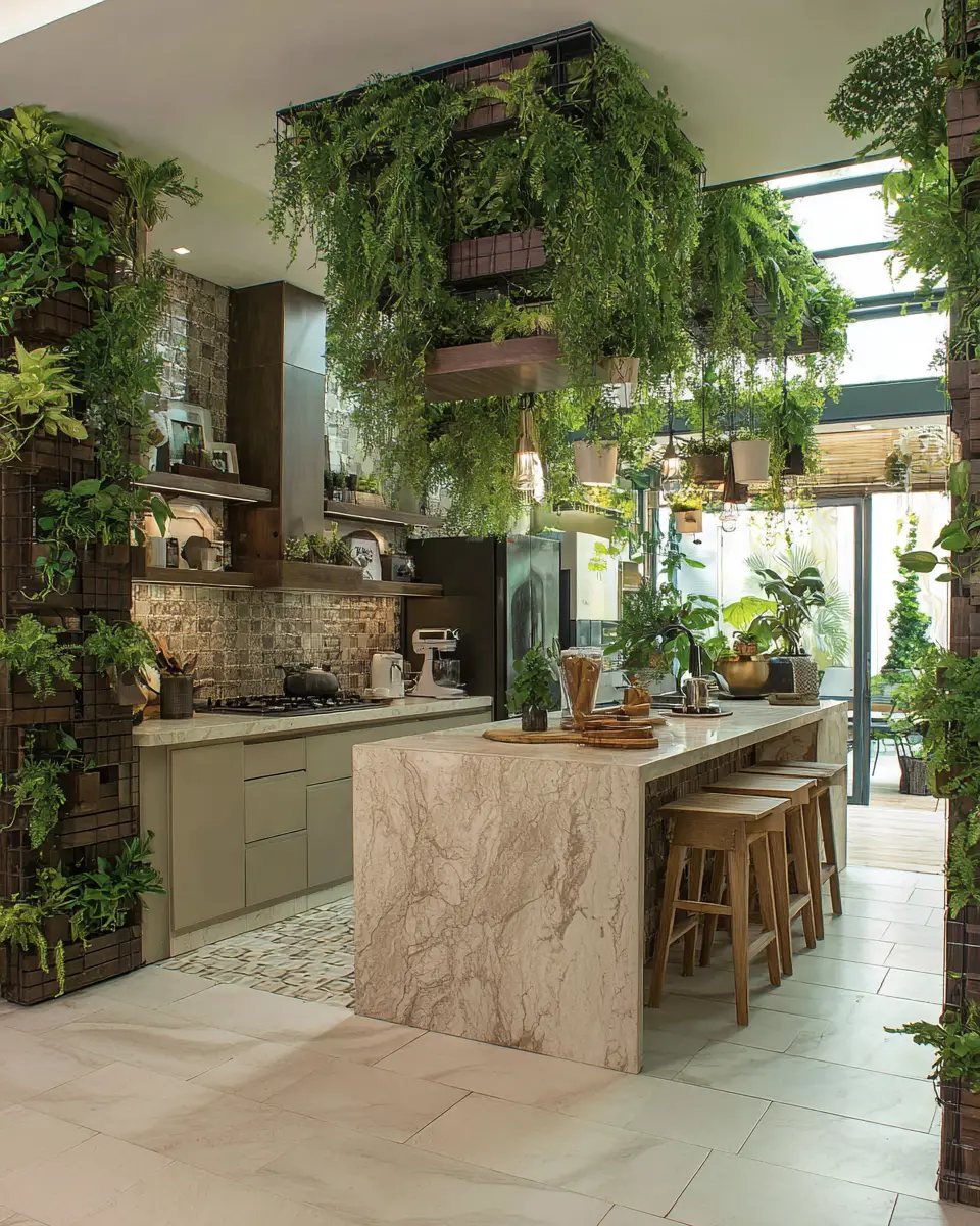 Nature-Inspired Kitchen Decor Ideas