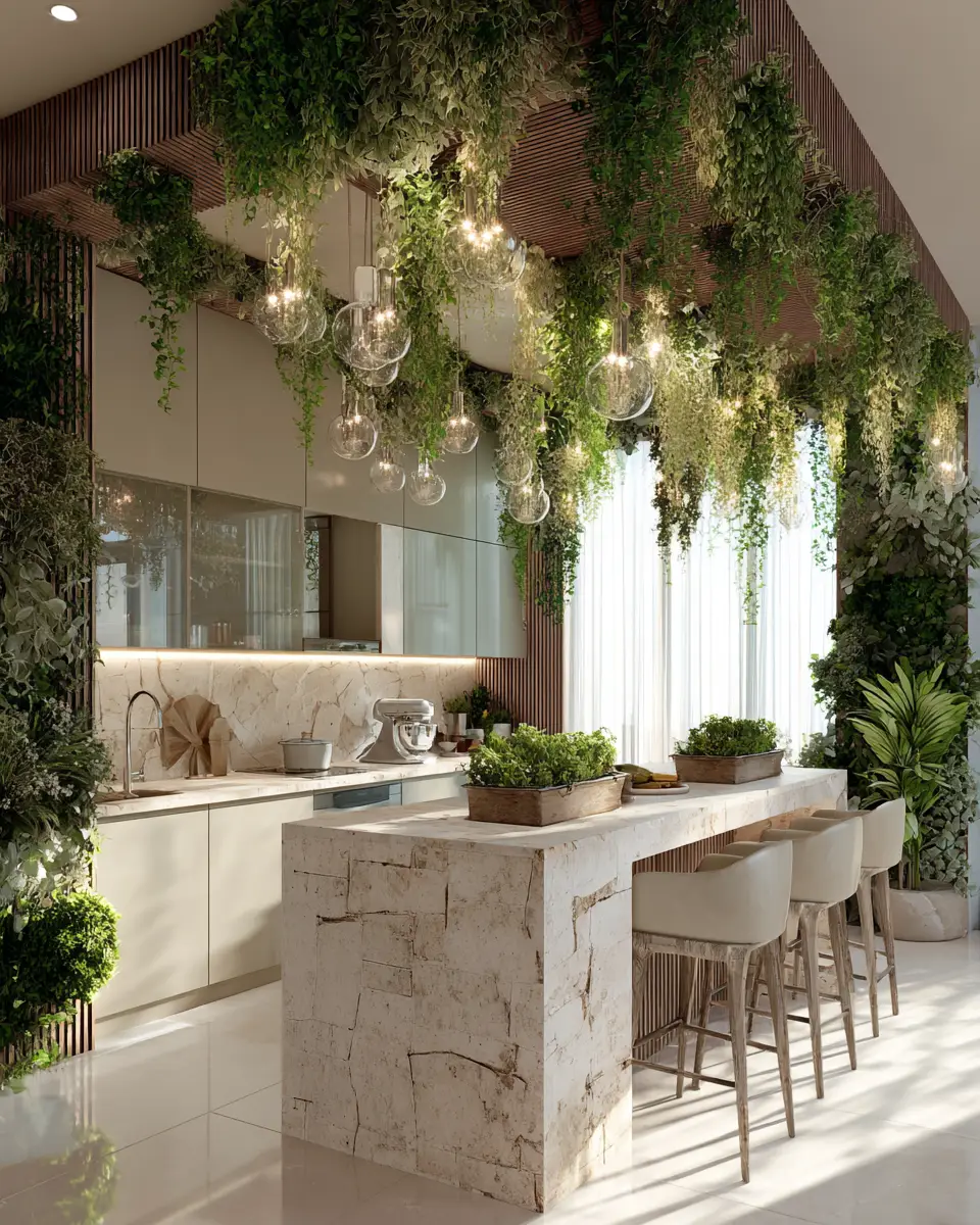 Nature-Inspired Kitchen Decor Ideas
