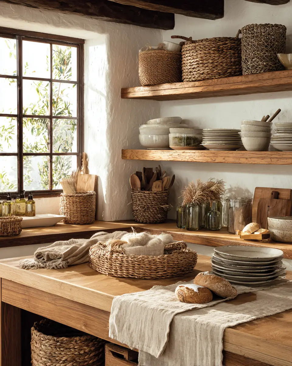 Nature-Inspired Kitchen Decor Ideas