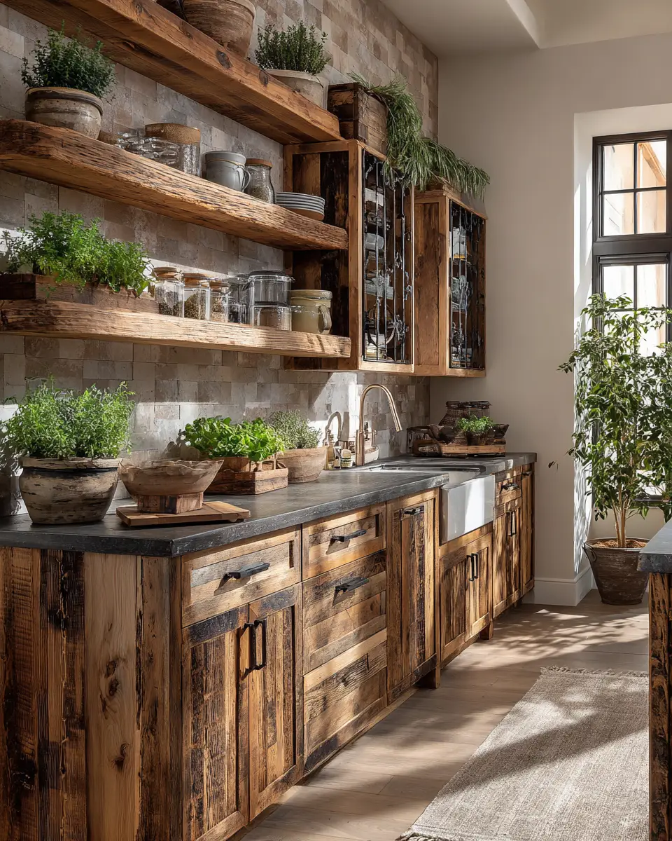 Nature-Inspired Kitchen Decor Ideas