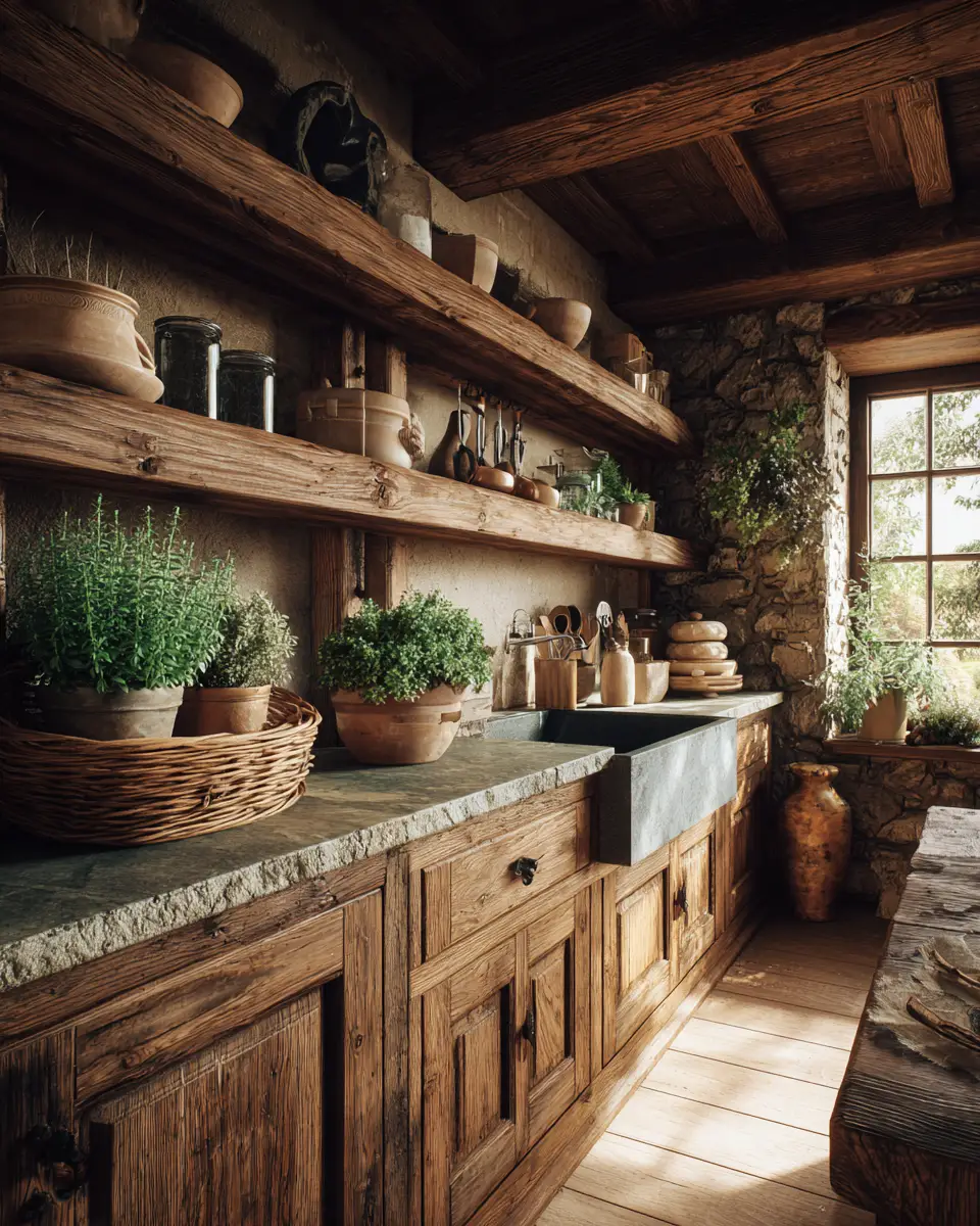 Nature-Inspired Kitchen Decor Ideas