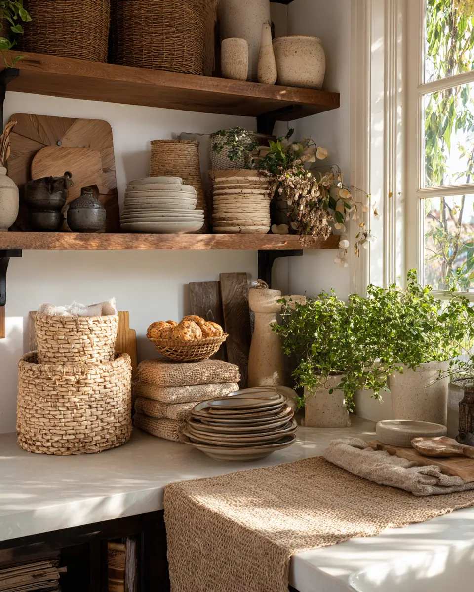 Nature-Inspired Kitchen Decor Ideas