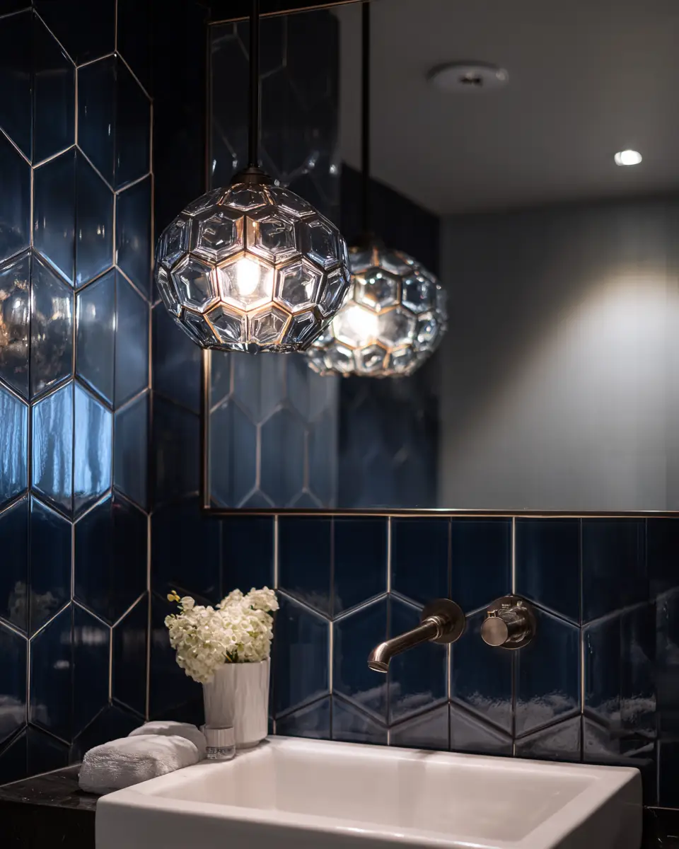 Navy Bathroom Decor Ideas